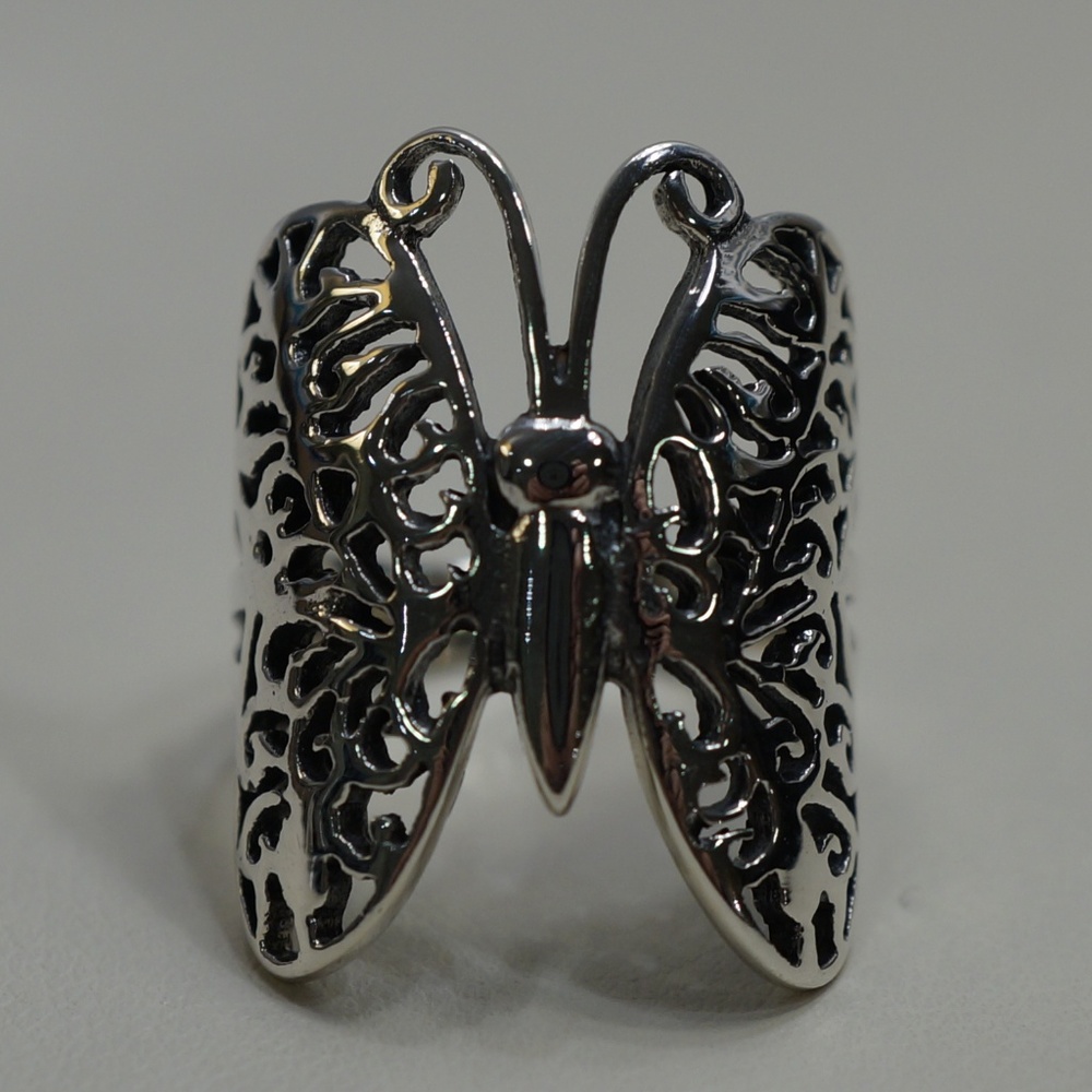 Sterling Silver (.925) Butterfly Ring - Picture 3 of 5